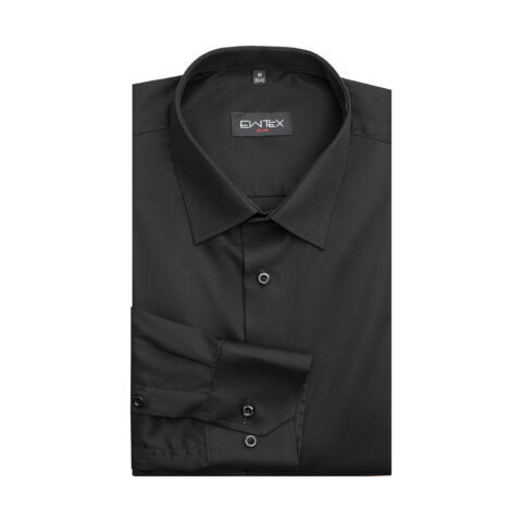 KOSZULA EWTEX CZARNA SLIM